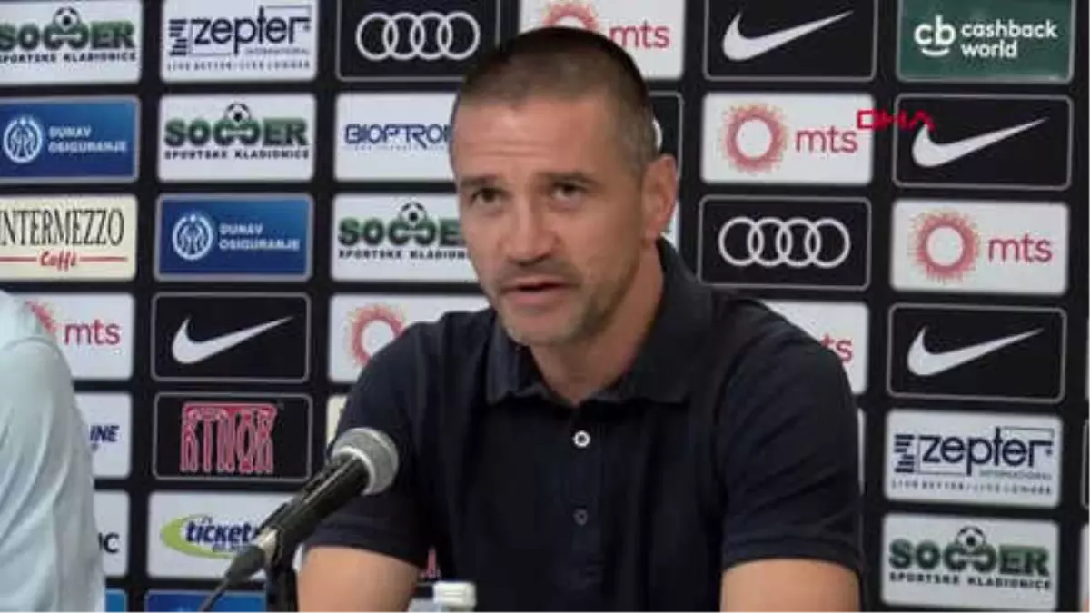 Spor Partizan Teknik Direktörü Zoran Mirkovic ve Milan Smiljanic\'in Açıklamaları Hd