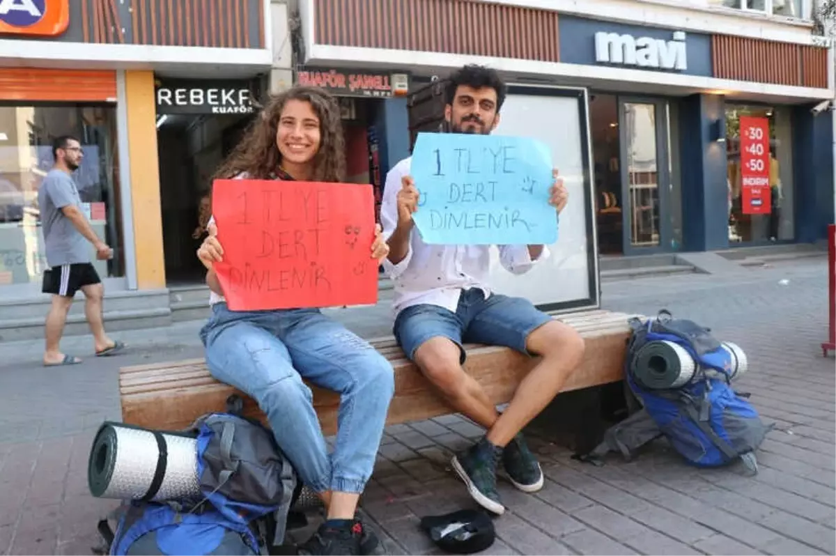 1 Liraya Dert Dinleyerek Şehir Şehir Dolaşıyorlar