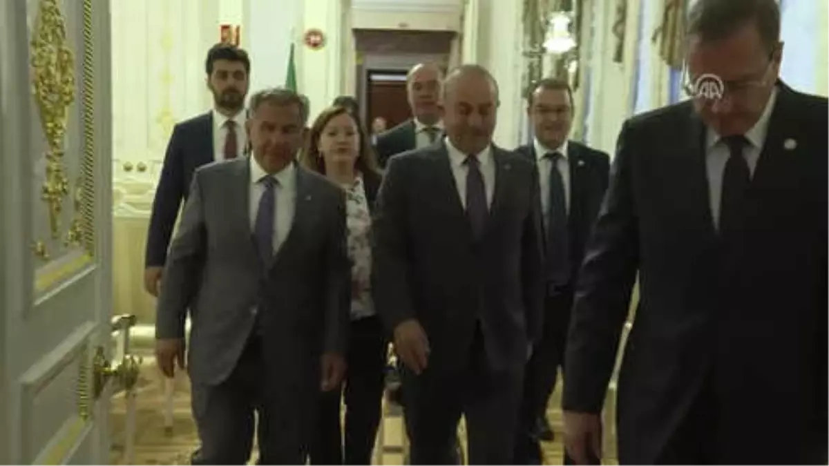 Dışişleri Bakanı Çavuşoğlu Tataristan\'da