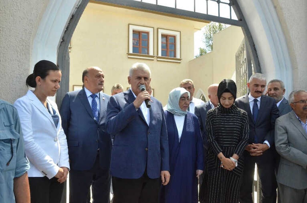 TBMM Başkanı Binali Yıldırım, Bilgi Evi\'nin Açılışını Yaptı