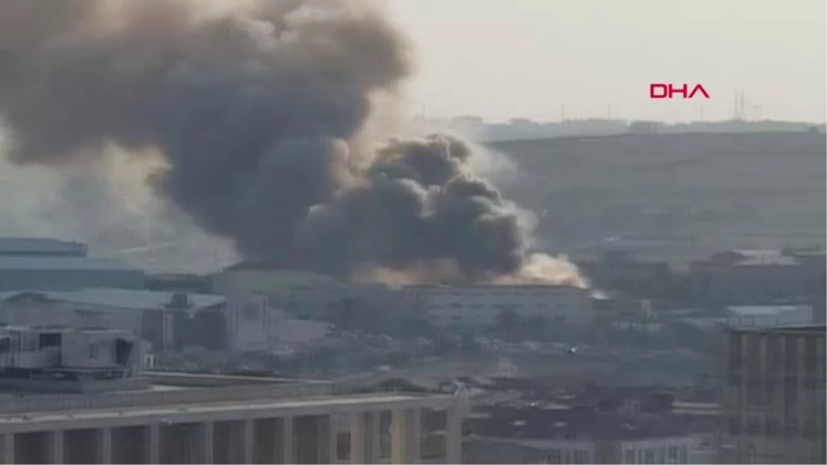 İstanbul- Arnavutköy\'de Fabrika Yangını