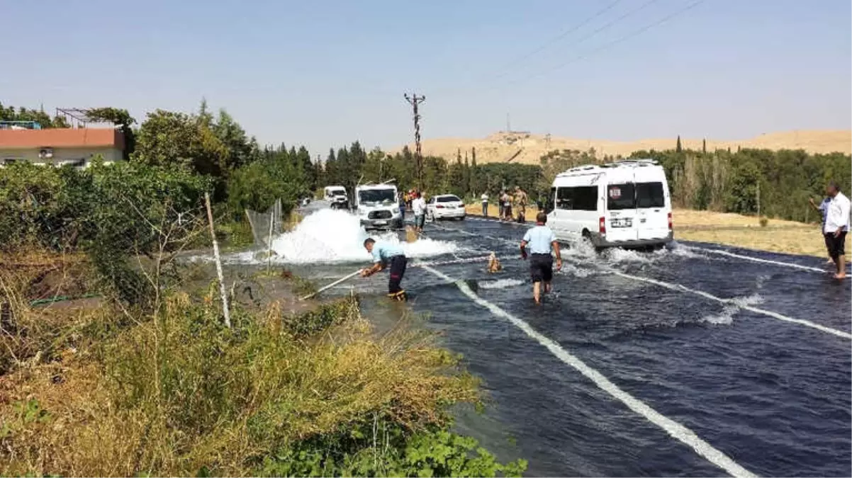 Nusaybin\'de İçme Suyu Borusu Patladı