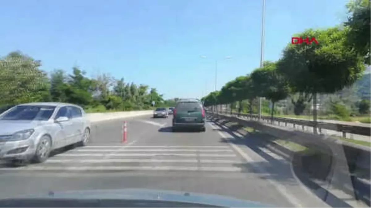 Ordu Karadeniz Sahil Yolunda Trafik Yoğunluğu