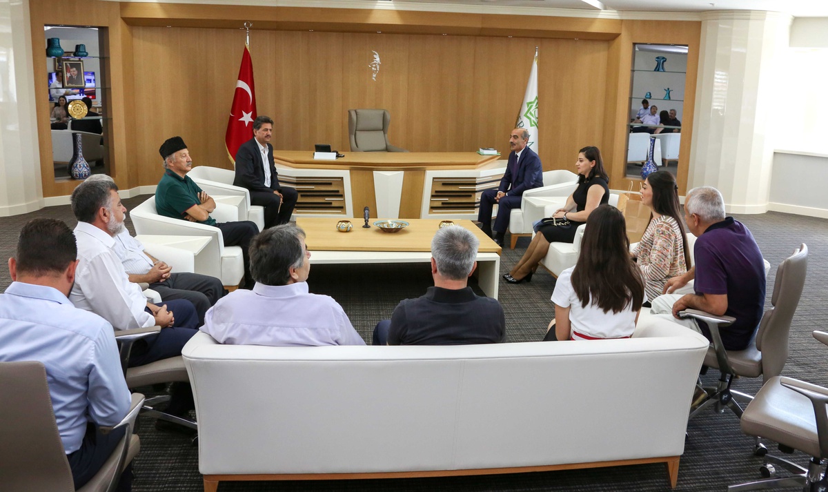 Kardeş Şehir Şeki\'den Meram\'a Sürpriz Ziyaret