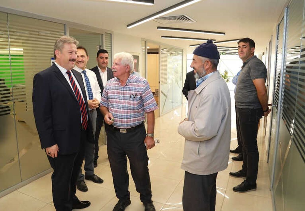 Talas\'ta Personelle Bayramlaşma