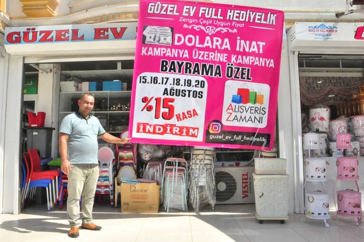 Batman Esnafından TL\'ye Destek Sürüyor