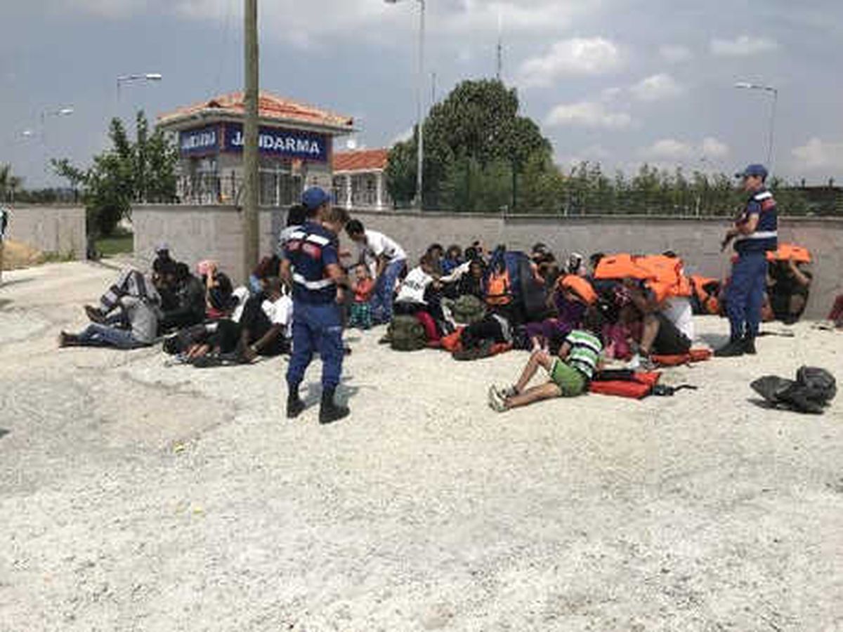 Çanakkale\'de 101 Kaçak Göçmen Yakalandı