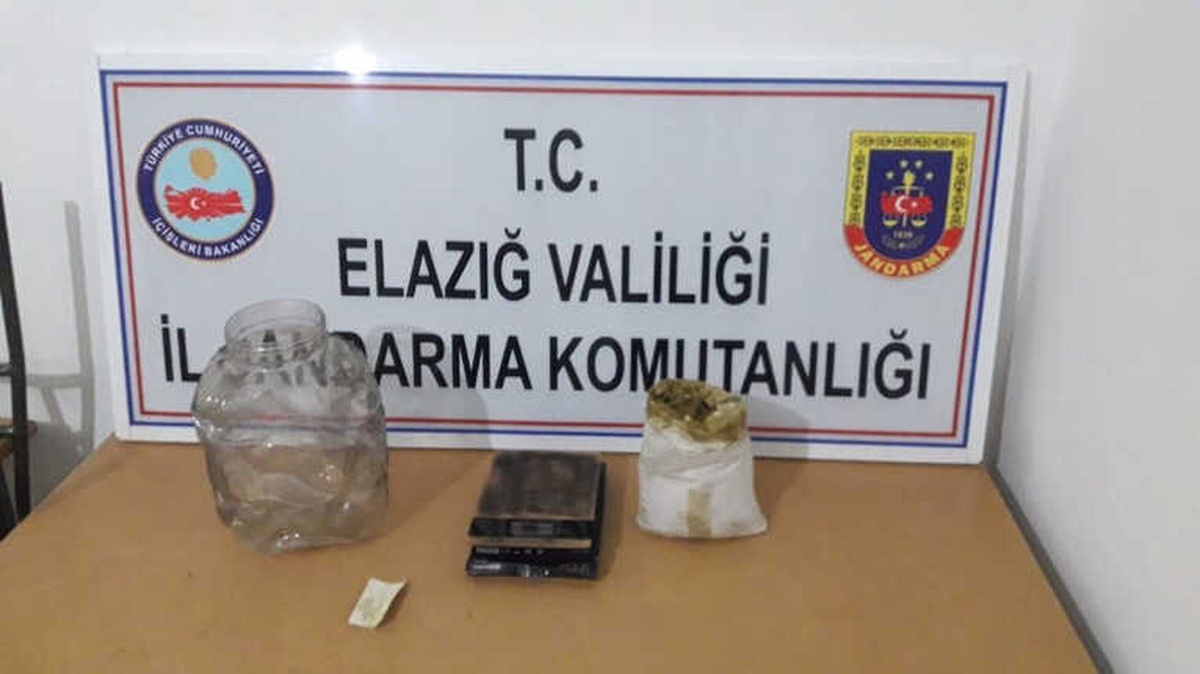 Elazığ\'da 2 Şüpheli Toz Esrarla Yakalandı