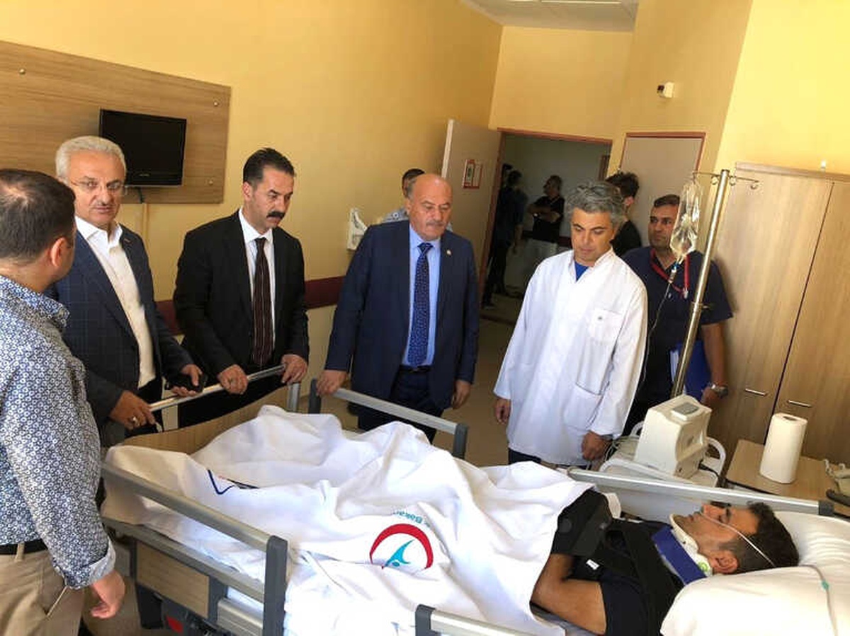 İl Protokolünden Yaralı Kazazedelere Ziyaret