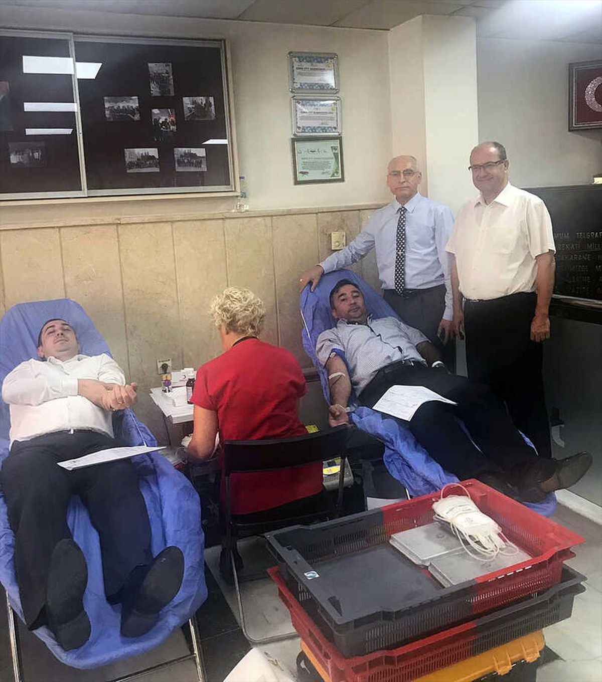 PTT Çalışanlarından Kan Bağışı