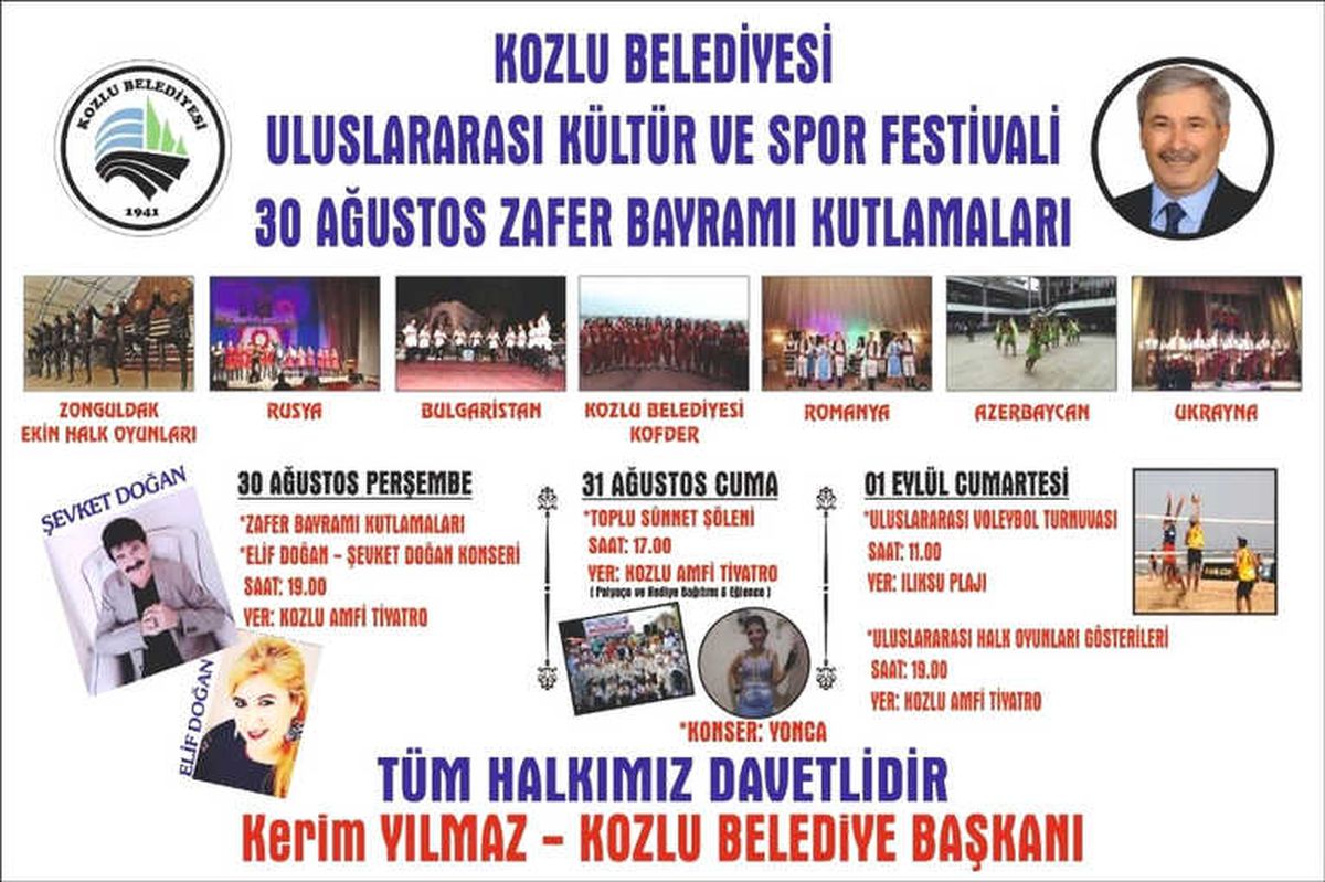 30 Ağustos Zaferi, Kozlu\'da Coşkuyla Kutlanacak