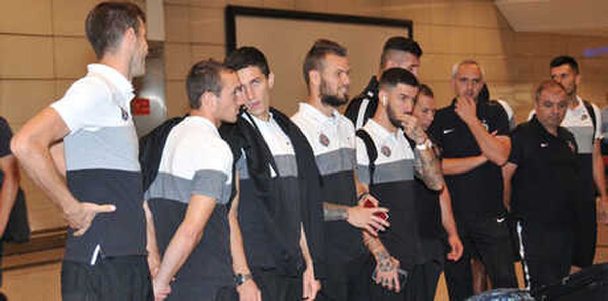 Beşiktaş\'ın Rakibi Partizan, İstanbul\'a Geldi