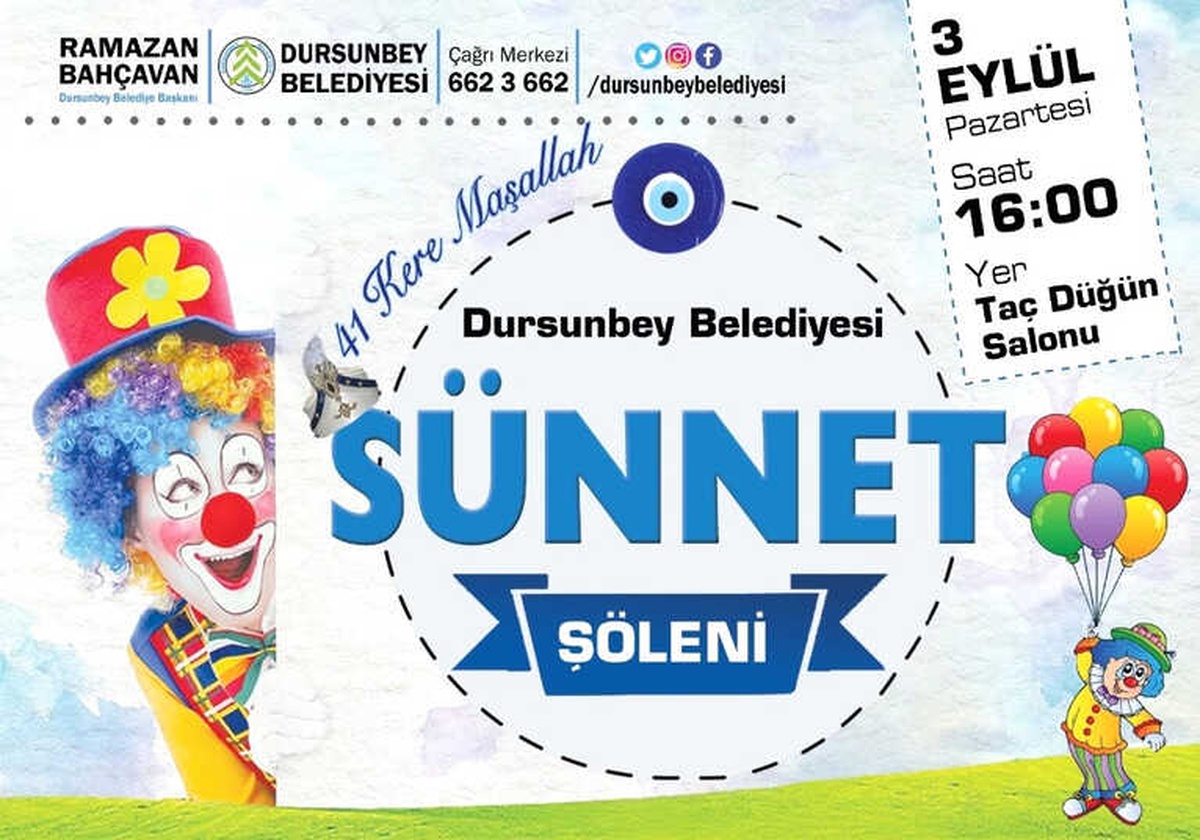 Dursunbey\'de 41 Çocuk Belediyenin Şöleninde Sünnet Olacak