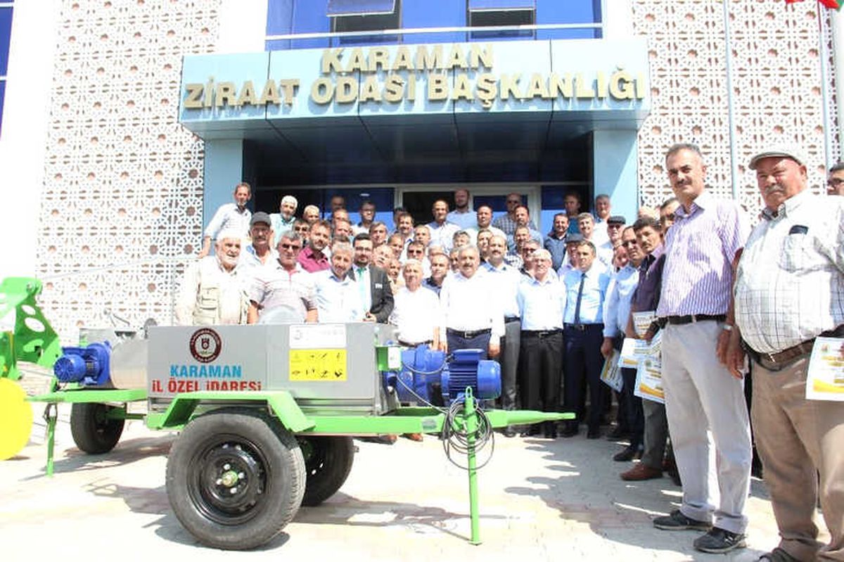 Karaman\'da Köylere Ekipmanı Desteği
