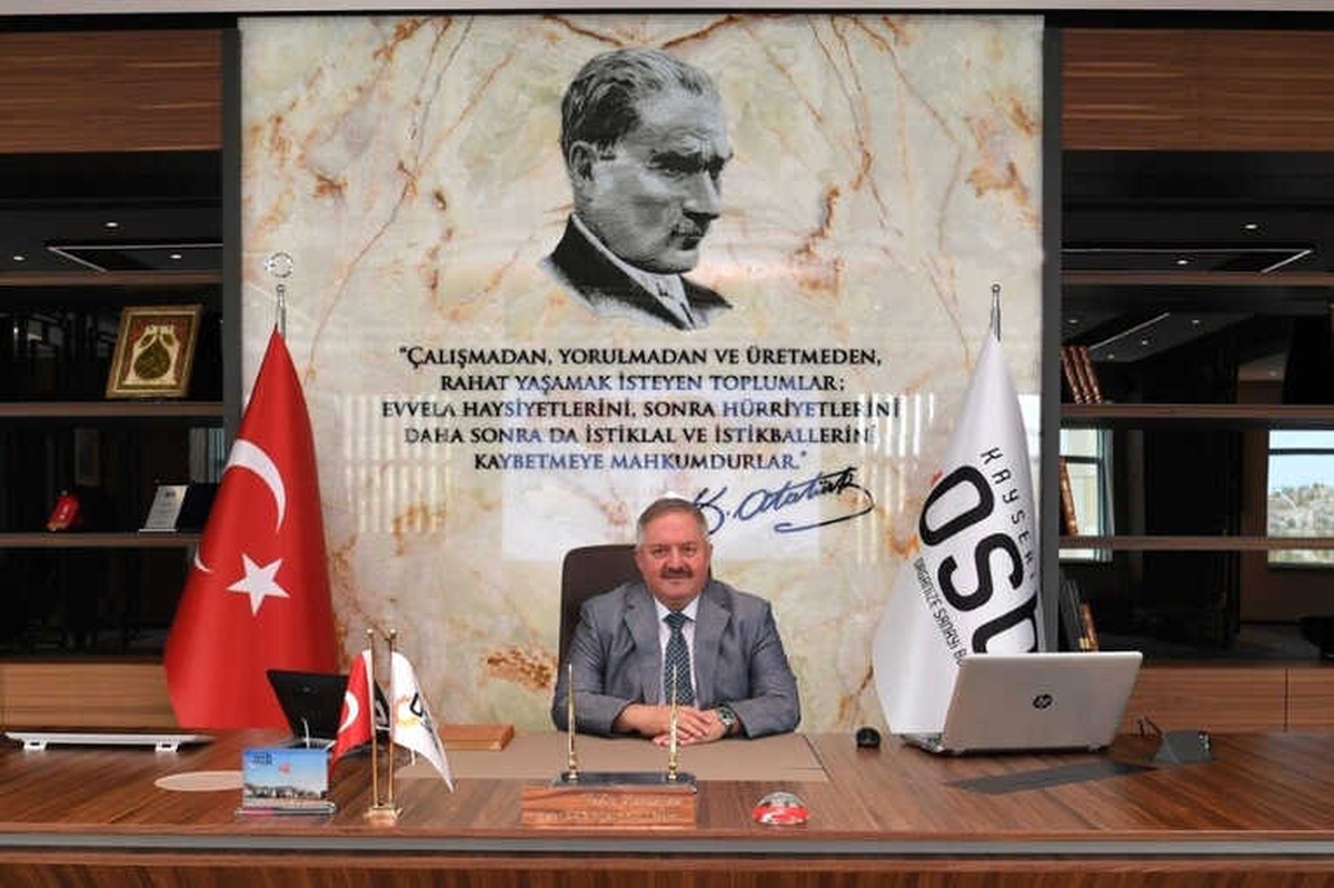 Kayseri Osb Yönetim Kurulu Başkanı Tahir Nursaçan\'ın 30 Ağustos Zafer Bayramı Mesajı