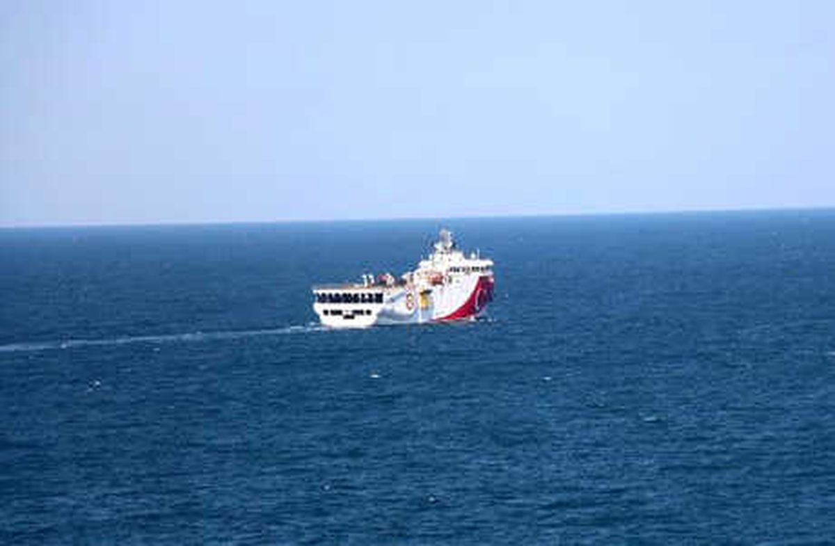 Milli Oruç Reis Gemisi, Karadeniz\'de Kömür Arıyor