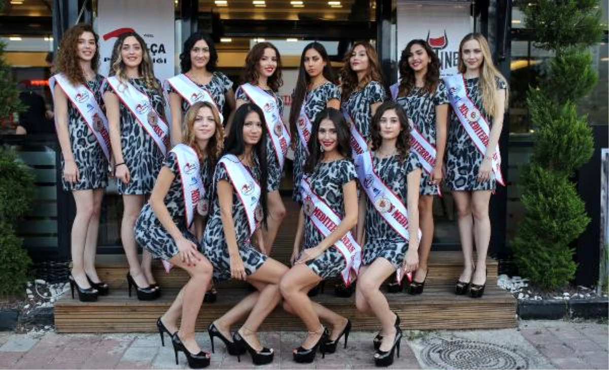 Miss Mediterranean Güzelleri Basın Karşısında