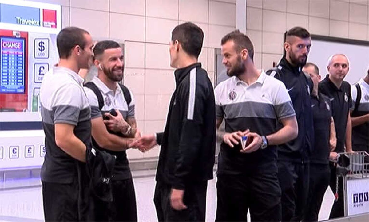 Partizan İstanbul\'a Geldi