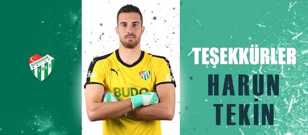 Bursaspor\'dan Harun Tekin\'e Teşekkür