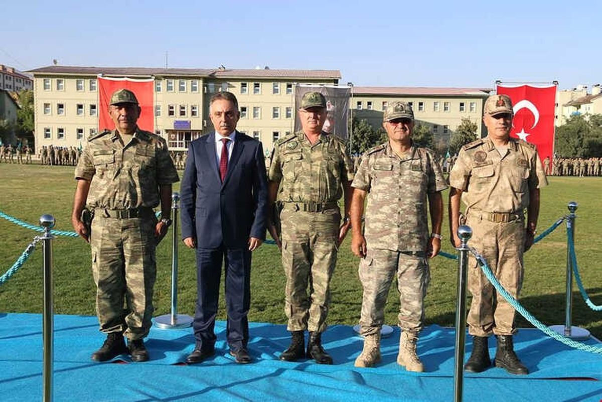 Hakkari\'de Rütbe Terfi Töreni