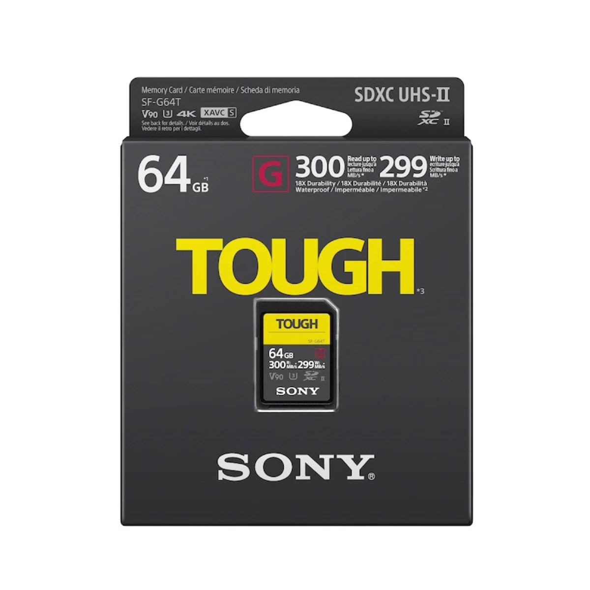 Sony Tough Sf-G Serisi Uhs-Iı Sd Kart Yelpazesi Mükemmel Koruma Sağlıyor