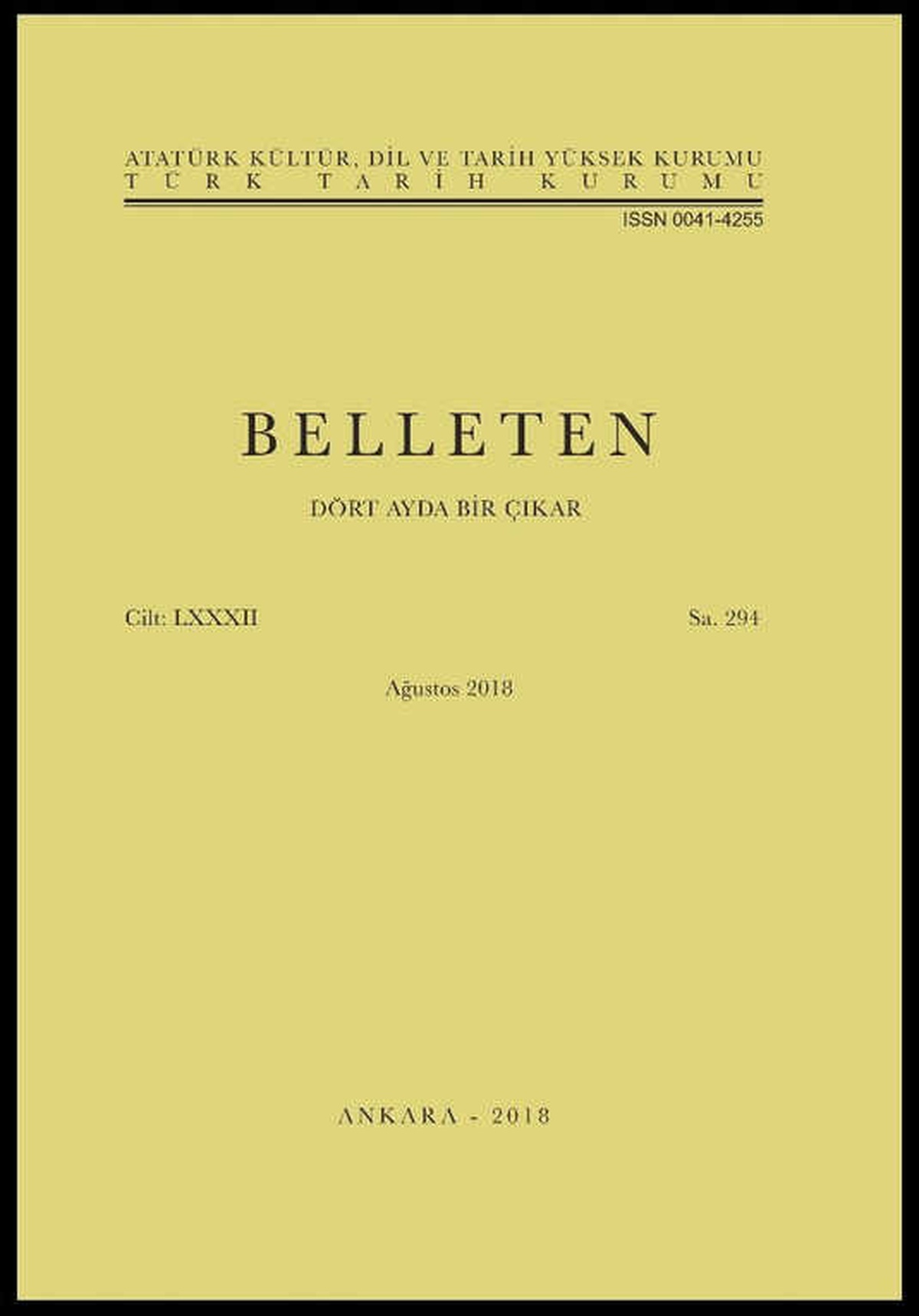 Belleten 294. Sayısıyla Okurlarla Buluştu