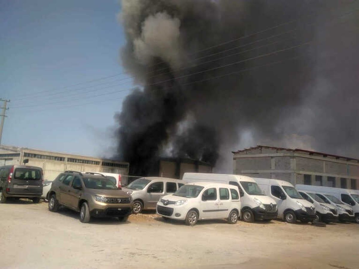 Denizli’de Mobilya Atölyesinde Yangın