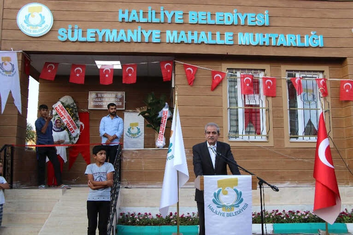 Haliliye\'de Muhtar Evleri Çalışmaları Sürüyor