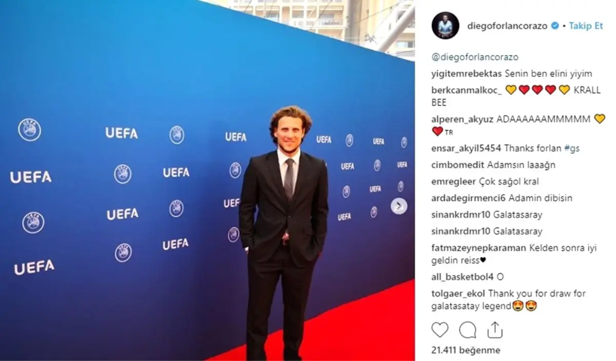 Kaka ve Forlan\'a Teşekkür Yağmuru