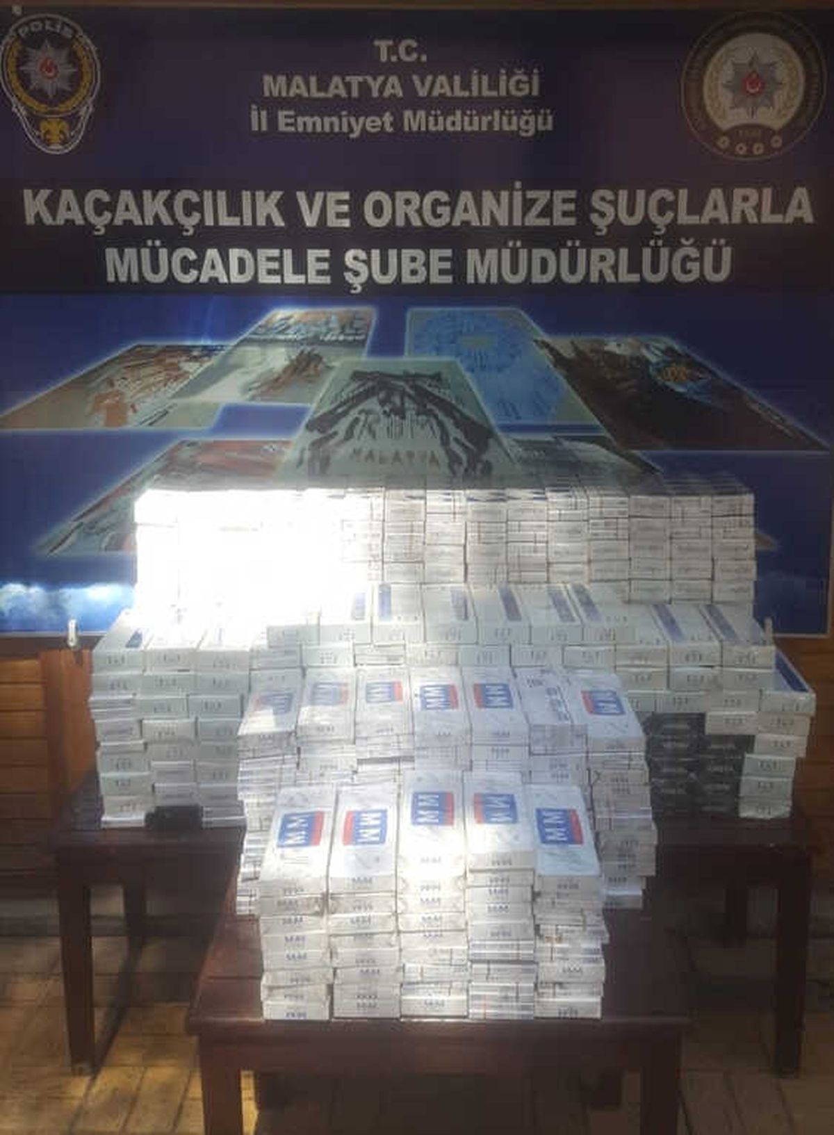 Malatya\'da Kaçak Sigara Operasyonu