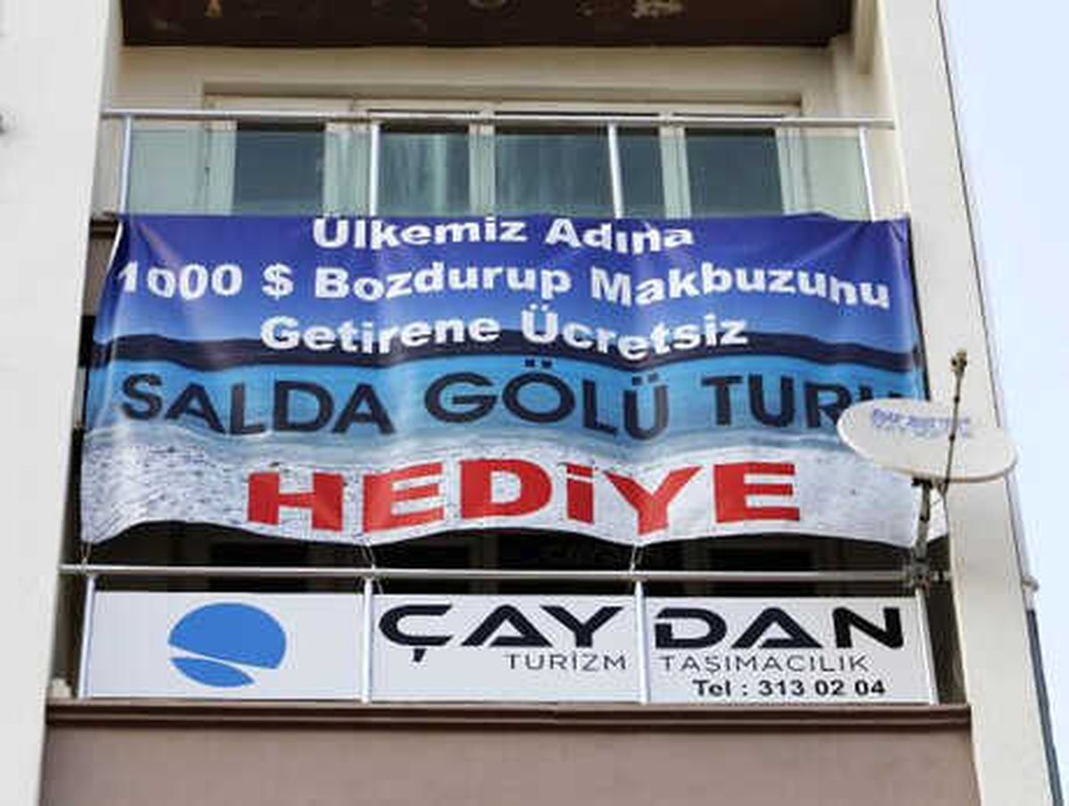1000 Dolar Bozdurana Salda Gölü Turu Hediye