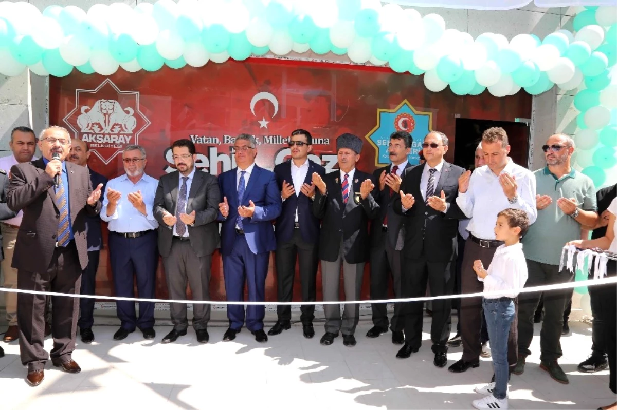 Aksaray\'da, Şehit ve Gazi Aileleri Koordinasyon Merkezi Açıldı