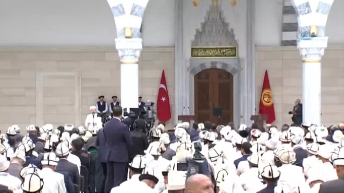 Bişkek)- Cumhurbaşkanı Erdoğan, İmam Serahsi Camii\'nin Açılışını Yaptı- Cumhurbaşkanı Recep Tayyip...