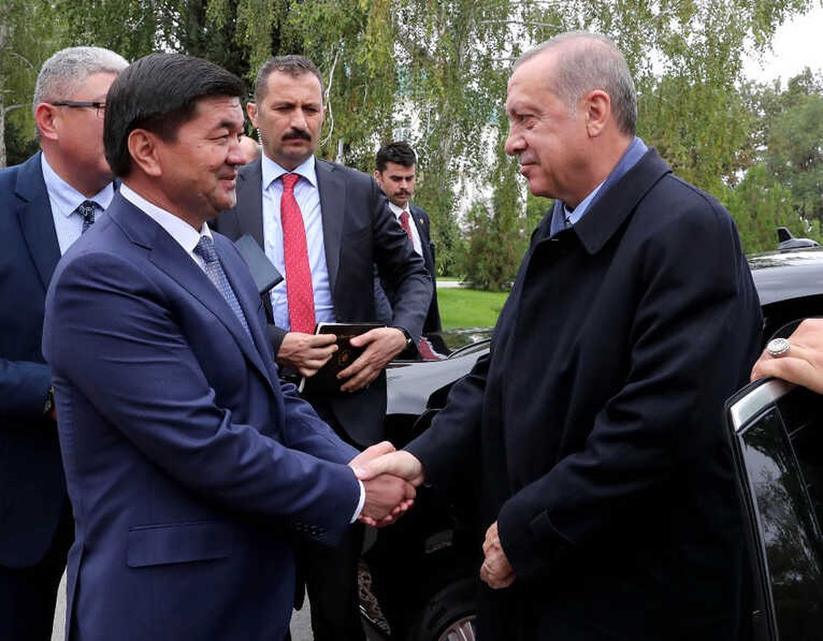 Erdoğan Kırgız Başbakan Abılgaziyev\'le Görüştü