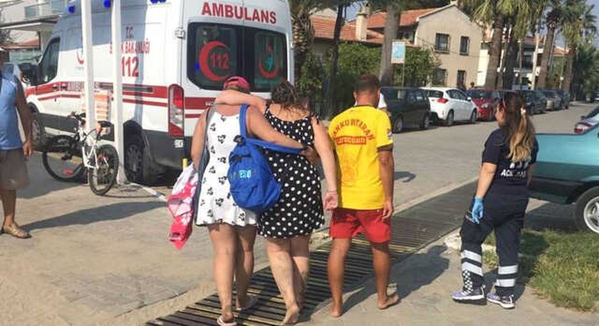 Kadını Denizde Tragonya Balığı Isırdı
