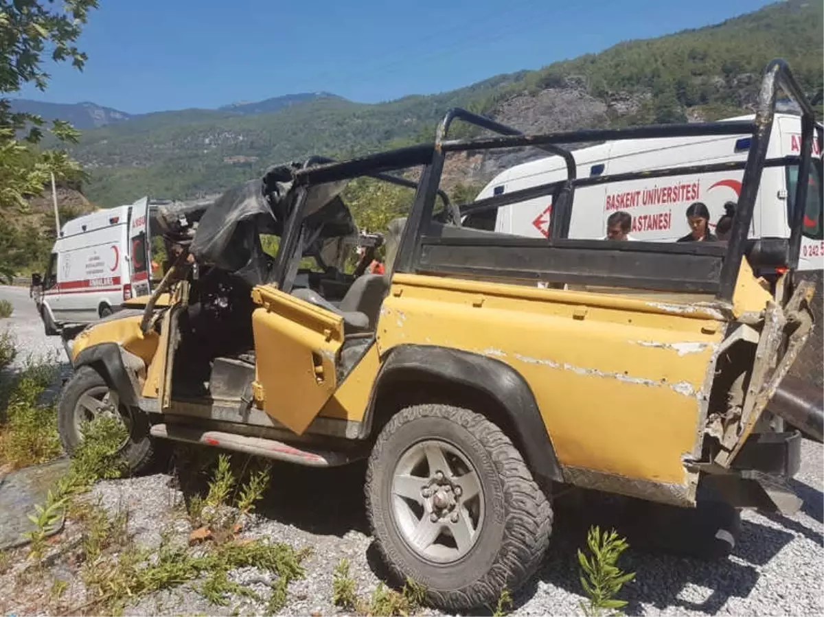 Turistleri Taşıyan Safari Cipi Takla Attı: 1 Ölü, 5 Yaralı