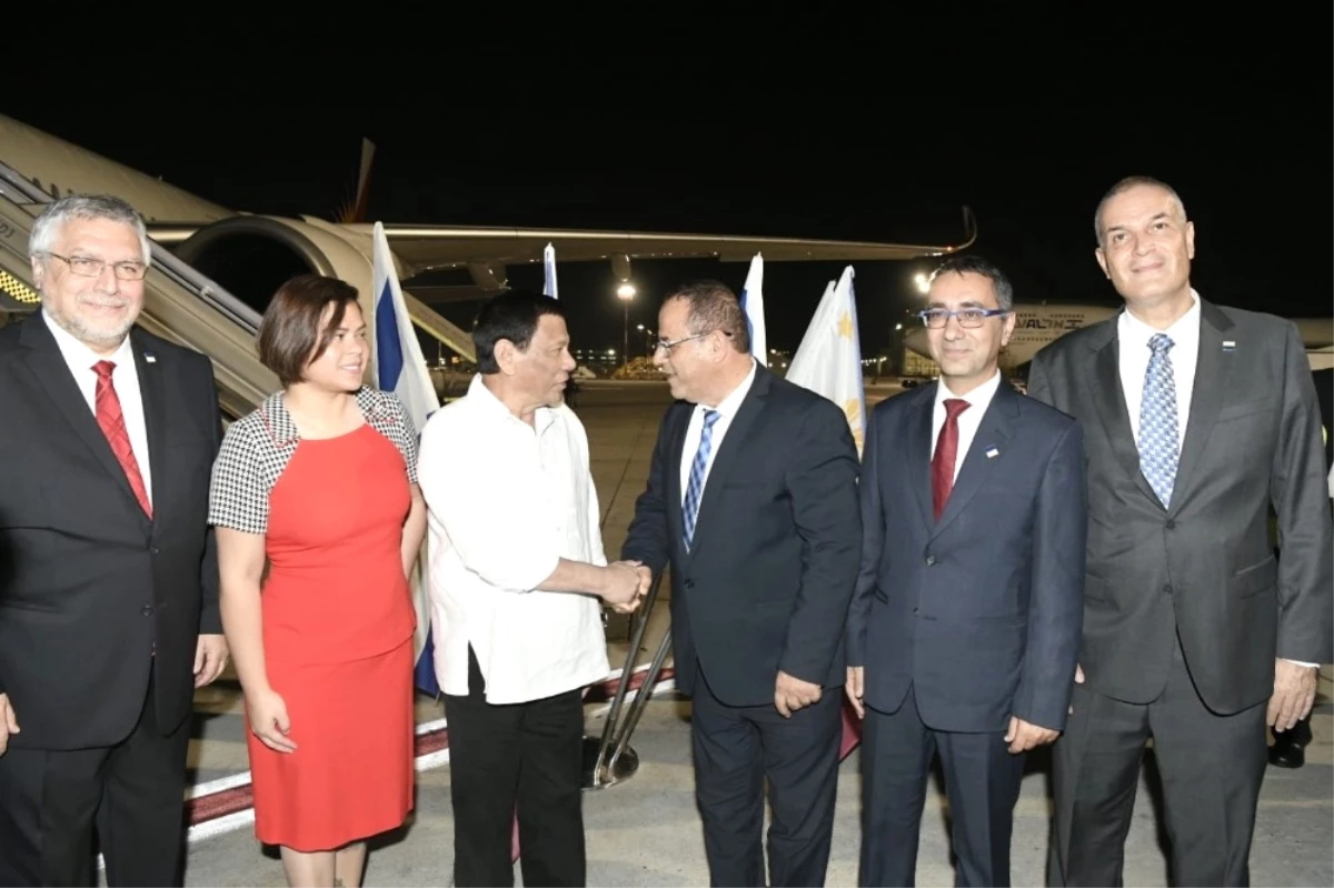 Filipinler Devlet Başkanı İsrail\'e Geldi