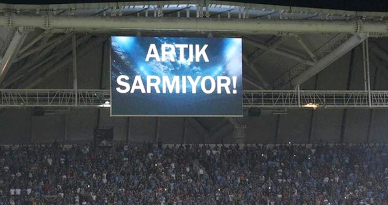 Trabzonspor, Skorborddaki "Artık Sarmıyor" İfadesi Nedeniyle Galatasaray\'dan Özür Diledi