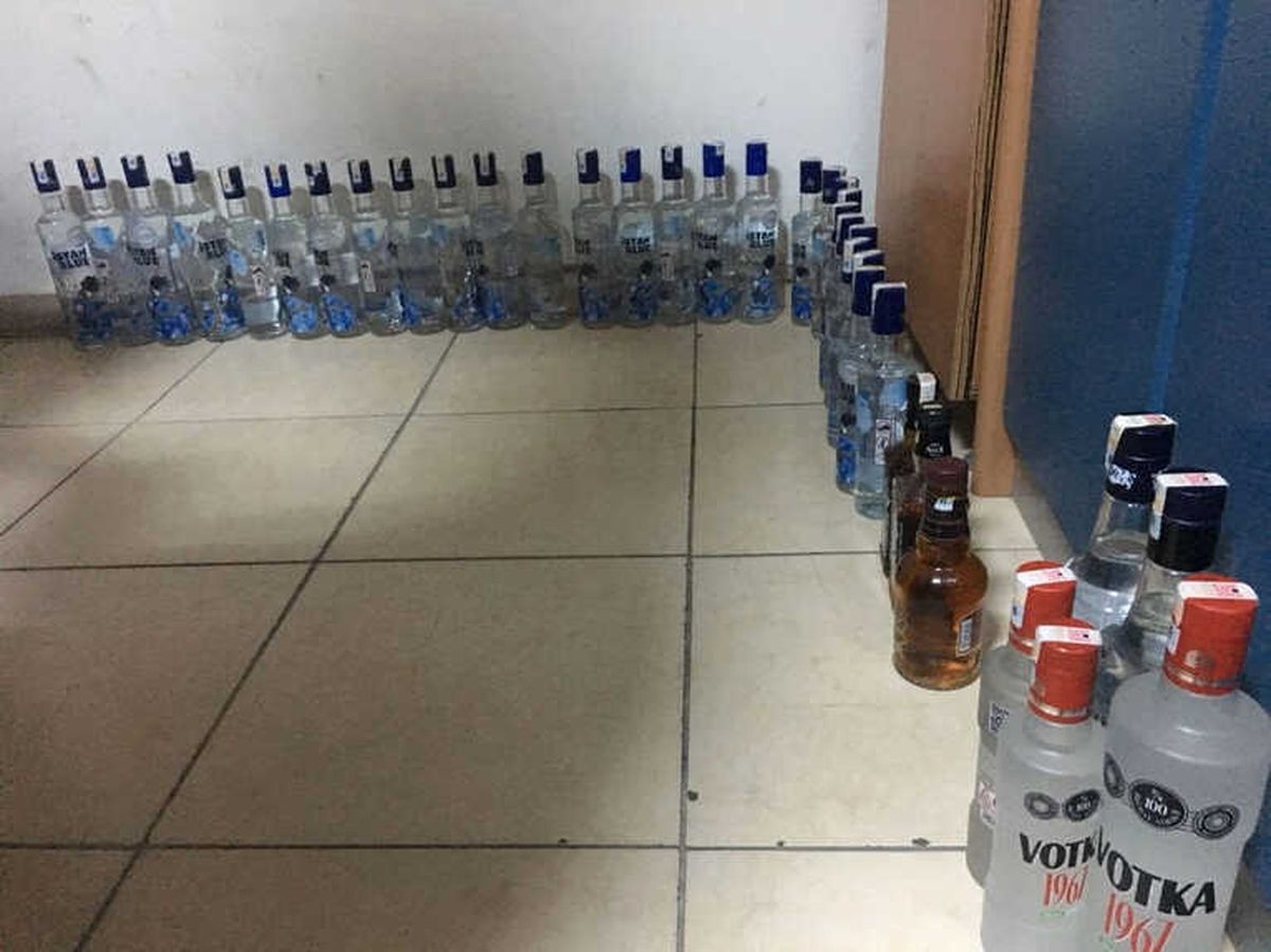 Ürgüp\'te 74 Şişe Kaçak İçki Ele Geçirildi