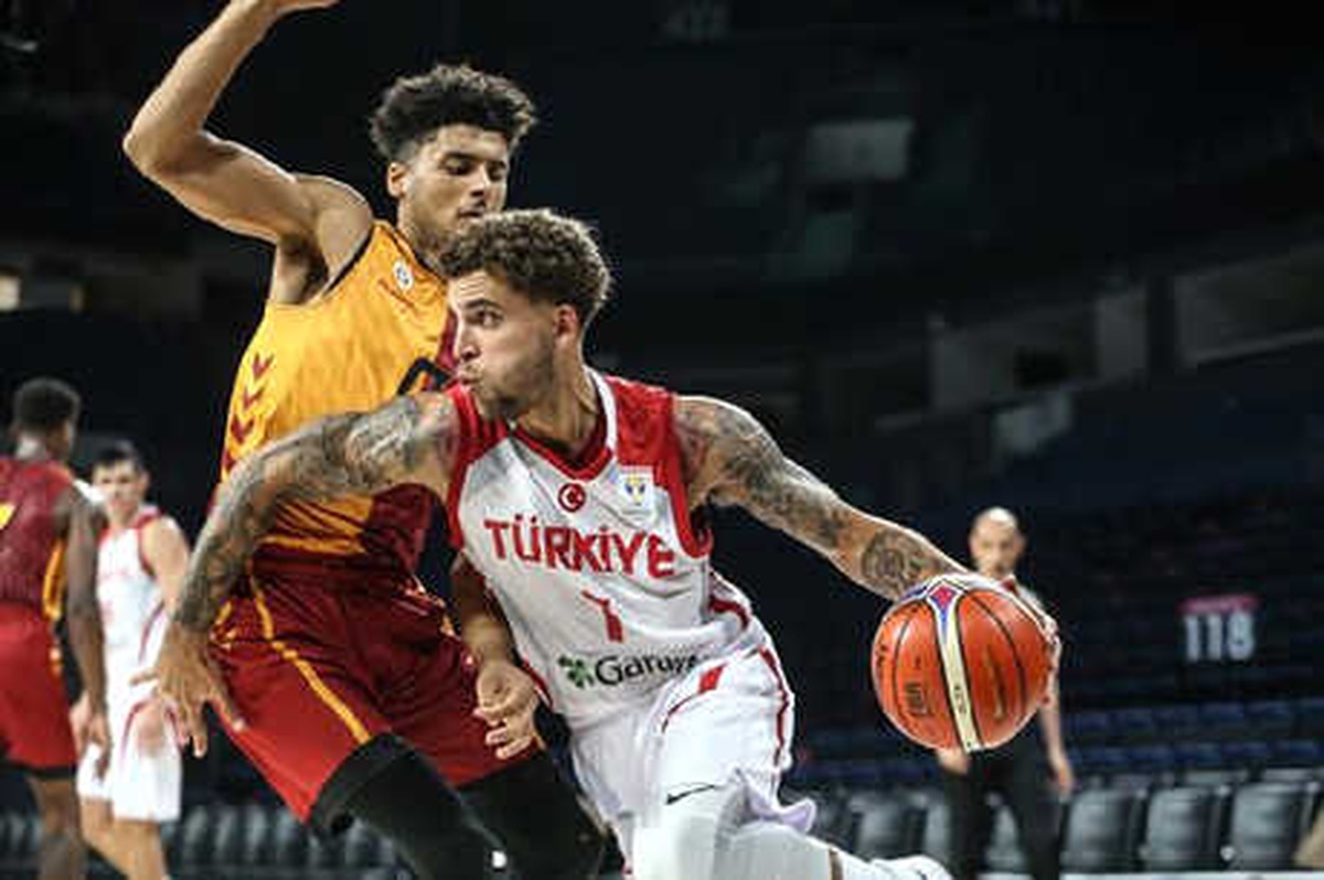 A Milli Erkek Basketbol Takımı, Galatasaray\'ı Mağlup Etti