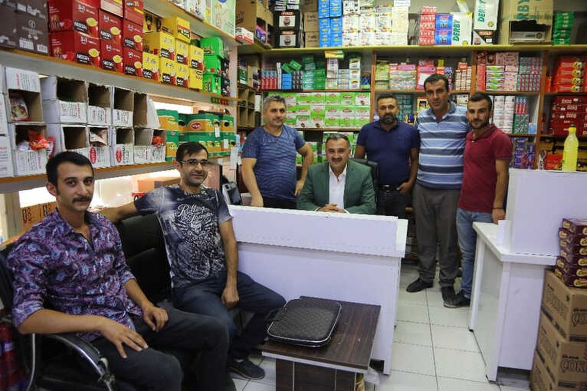 Başkan Cabbar\'dan İnönü Caddesi Esnafına Ziyaret