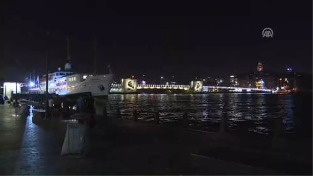 Galata Köprüsü\'nde Bakım Çalışması Yapıldı