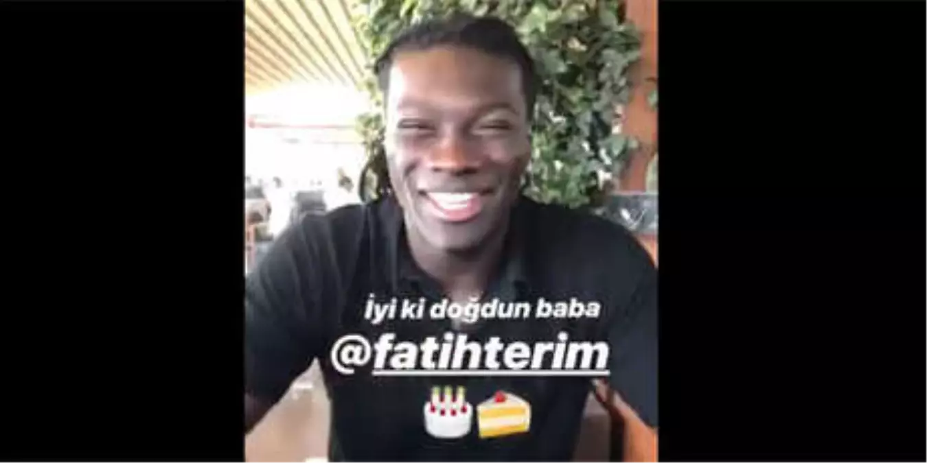 Gomis, Fatih Terim\'in Doğum Gününü Unutmadı