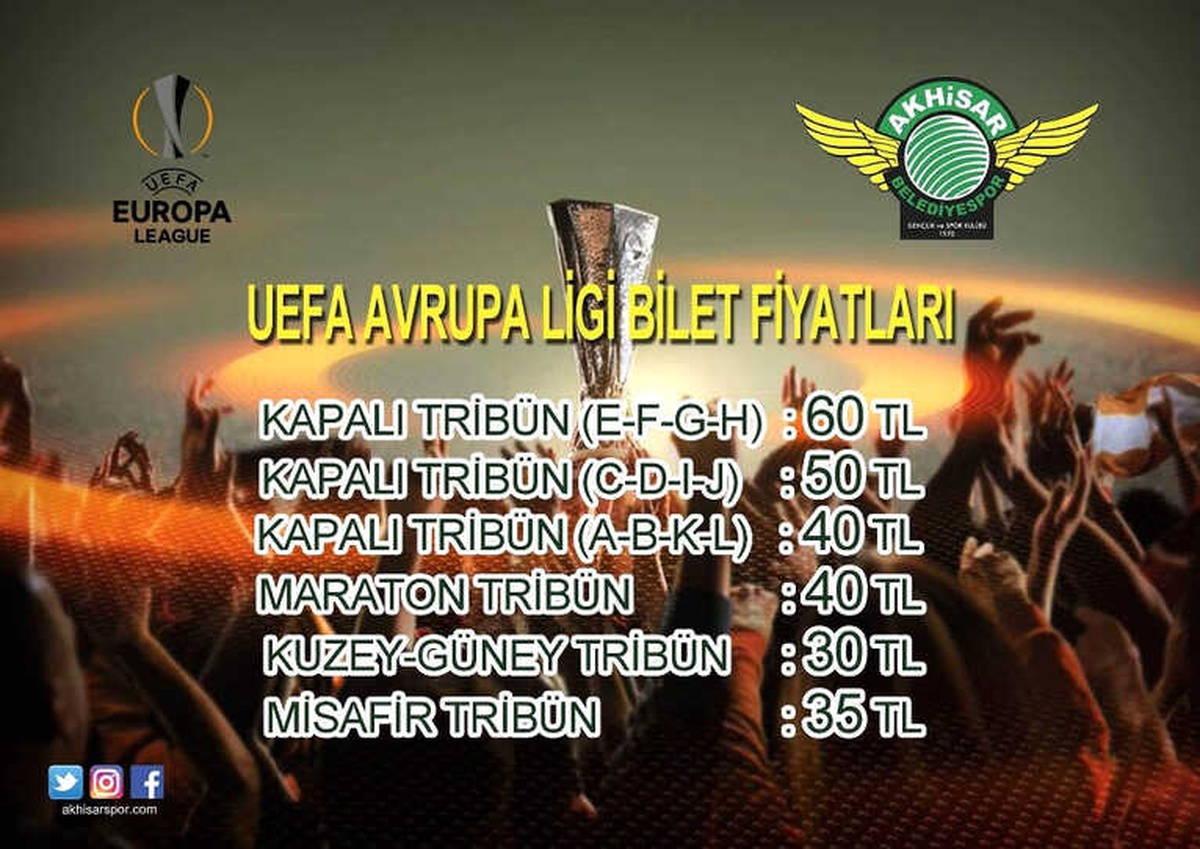 Krasnodar Maçının Bilet Fiyatları Açıklandı