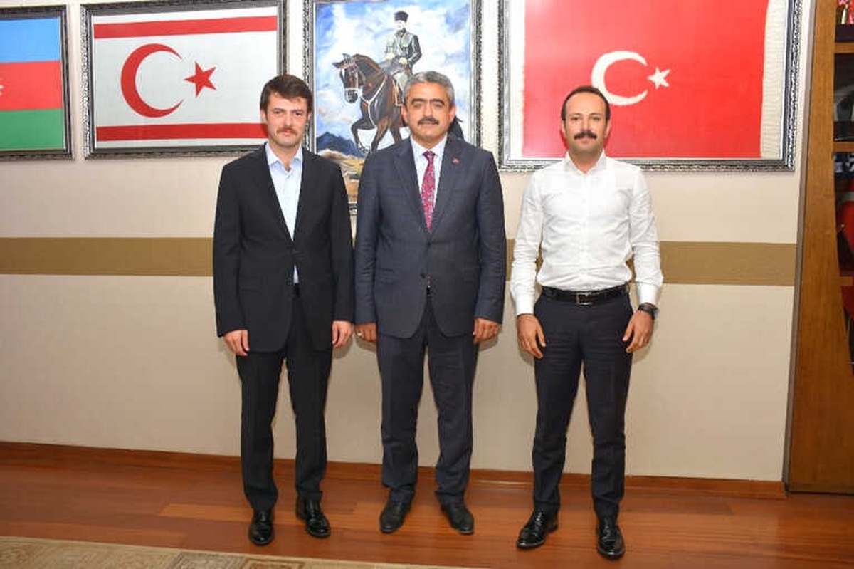 Kuyucak ve Yenipazar Kaymakamlarından Başkan Alıcık\'a Veda Ziyareti