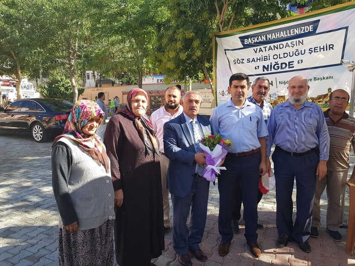 Niğde Belediyesi Hizmet Çadırı Şehitler Mahallesi\'nde