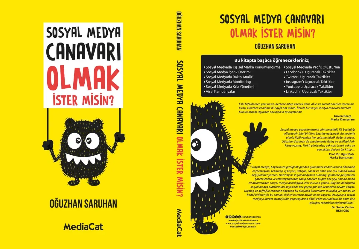 Sosyal Medya Canavarı Olmak İster misin? Kitabı Çıktı