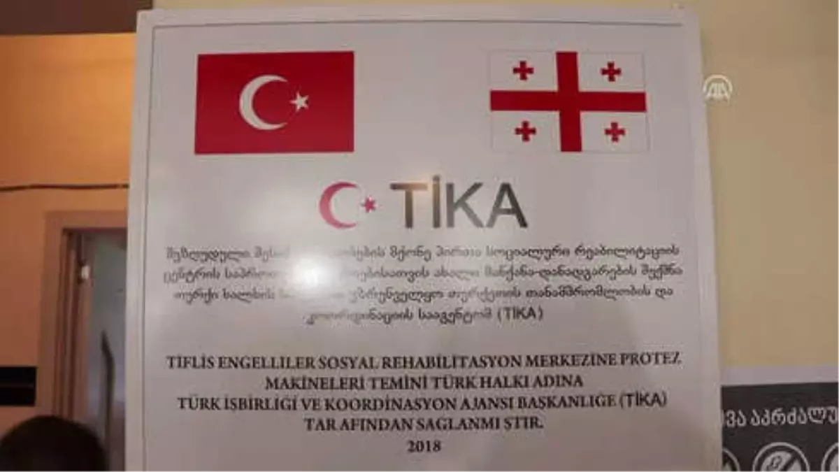 Tika\'dan Gürcü Engellilere Protez Makineleri Desteği - Tiflis