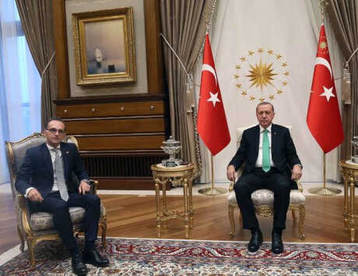 Cumhurbaşkanı Erdoğan, Almanya Dışişleri Bakanı Heiko Maas\'ı Kabul Etti