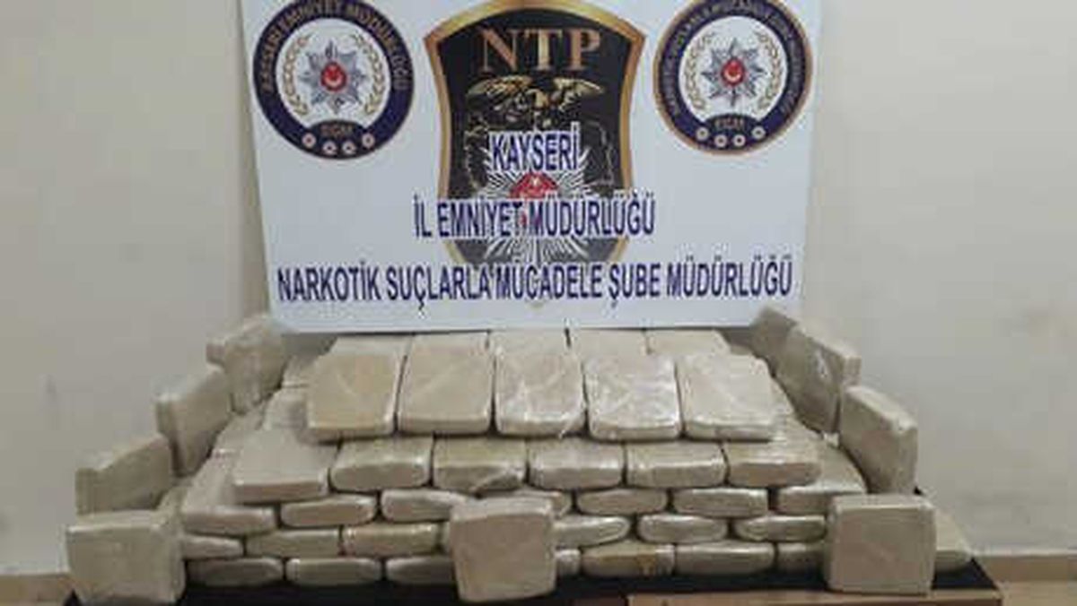 Kayseri\'de 115 Kilo Eroin Ele Geçirildi
